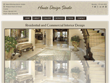 Tablet Screenshot of hautedesignstudio.com